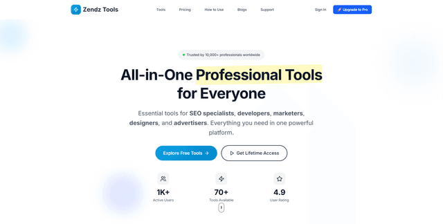 Zendz Tools